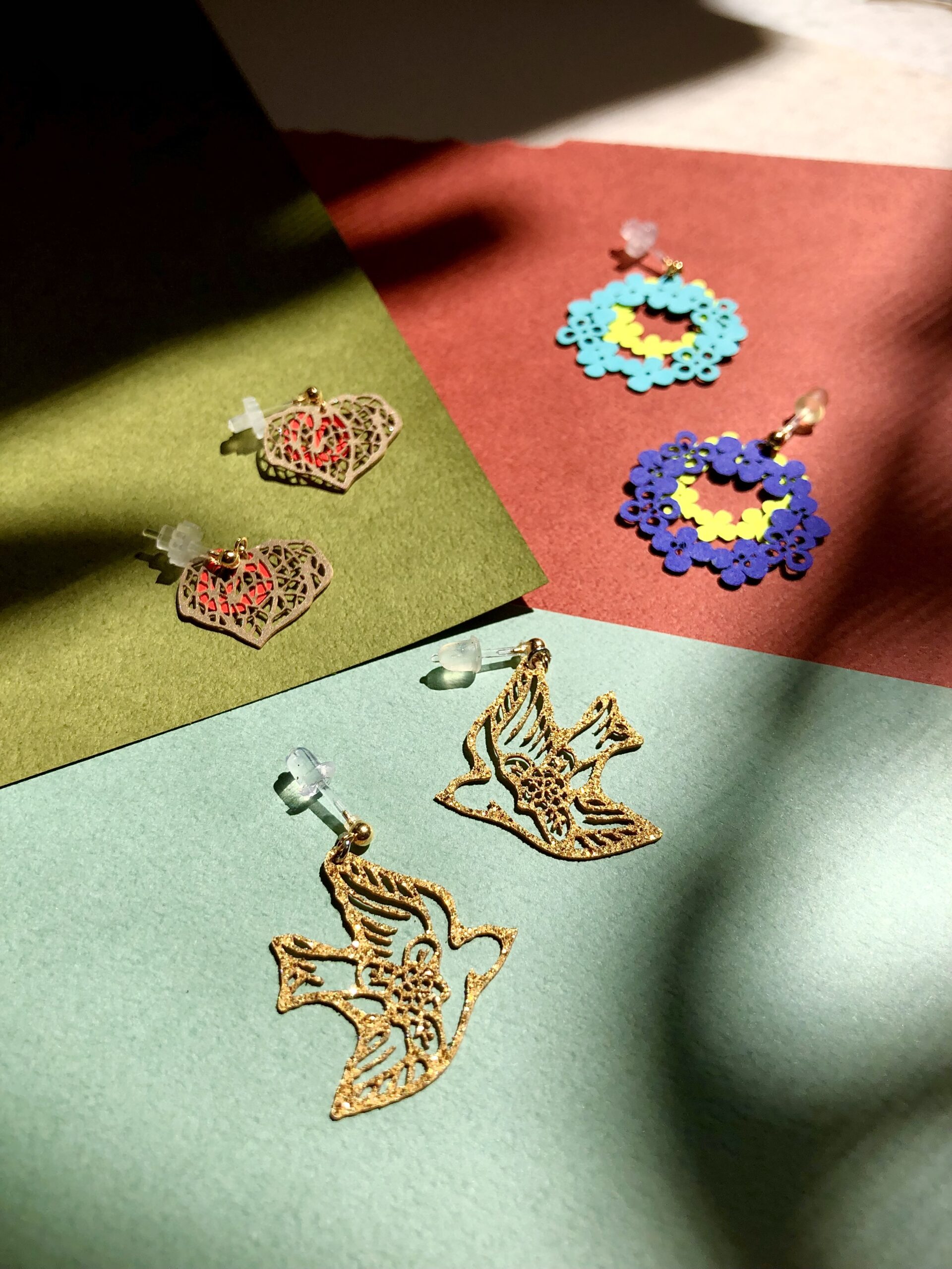 paper jewelry 沖縄ジュエリー 紙ジュエリー ハンドメイド